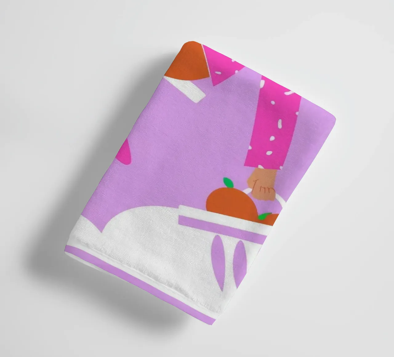 Avventura nel paesaggio onirico asciugamano da bagno da Prism Palette