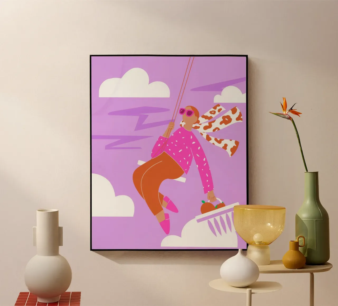 Avventura nel paesaggio onirico plexiglass da Prism Palette