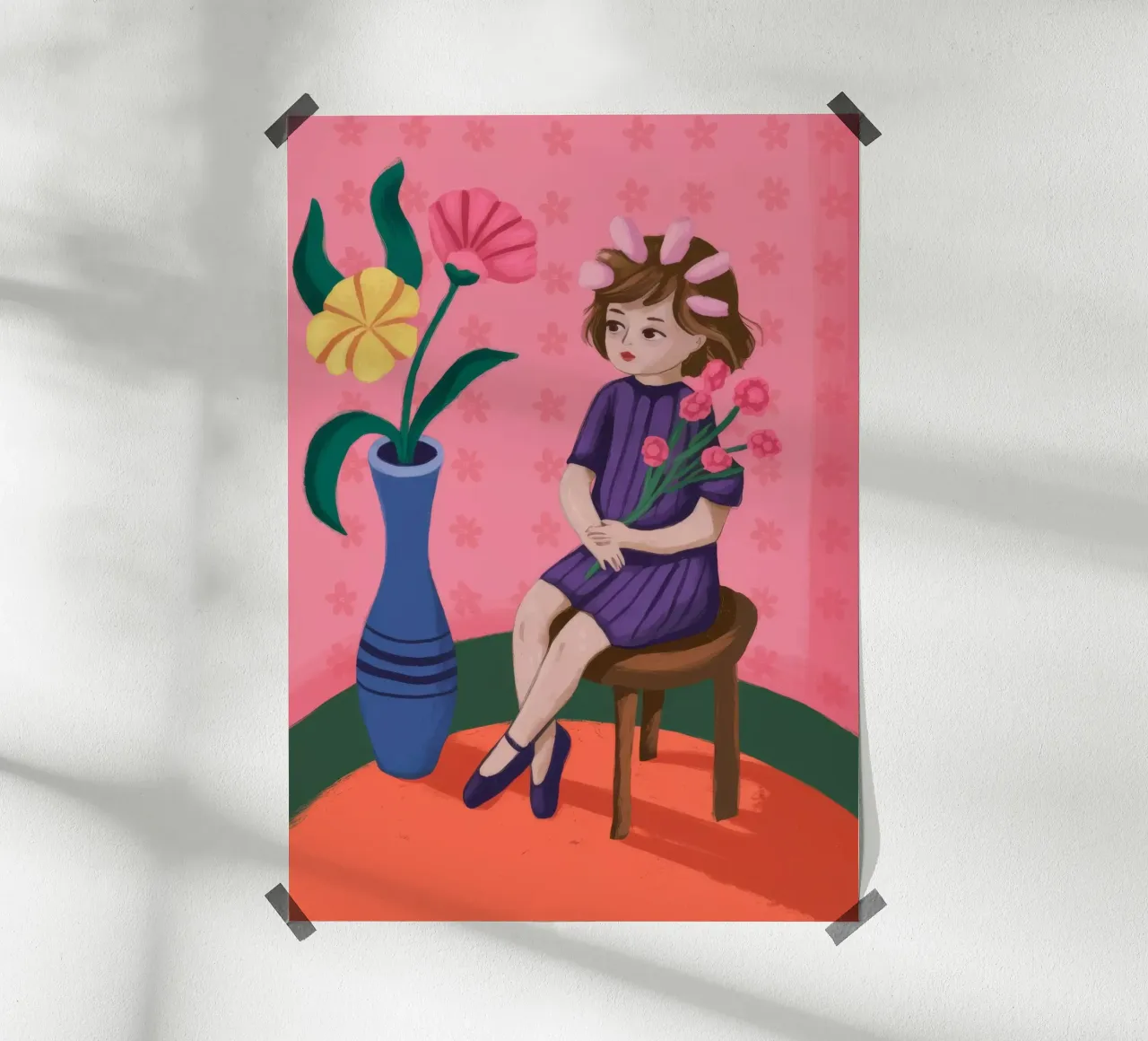 Contemplazione floreale poster da Prism Palette
