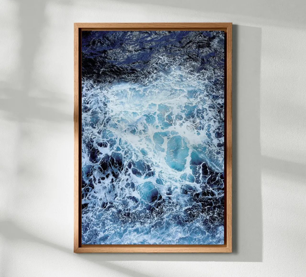 Blautöne des Meeres III canvas by neon* fotografie