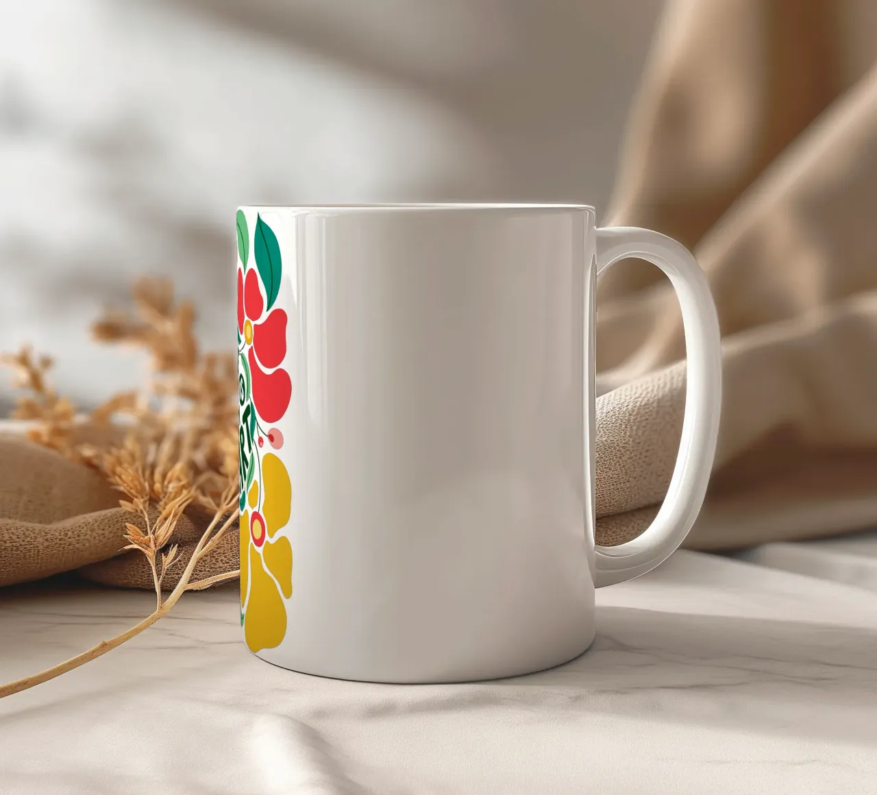 Il sole è nel mio cuore tazza in ceramica da easternspringco
