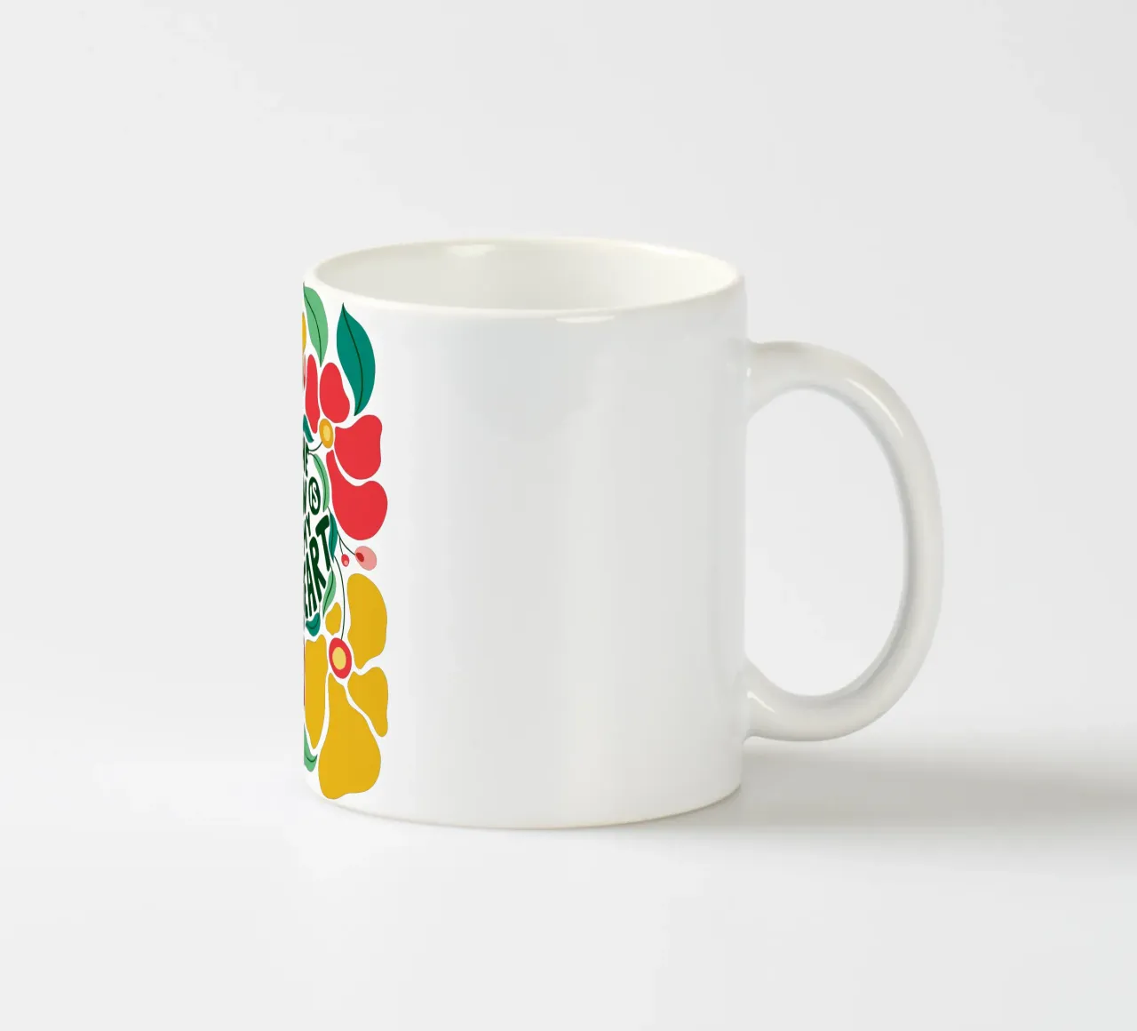 Il sole è nel mio cuore tazza in ceramica da easternspringco