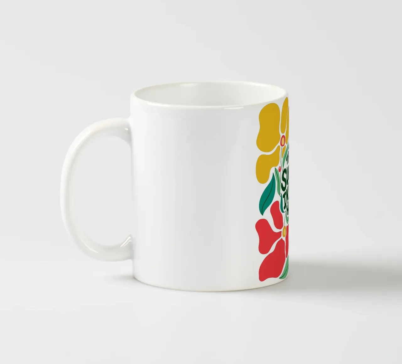 Il sole è nel mio cuore tazza in ceramica da easternspringco