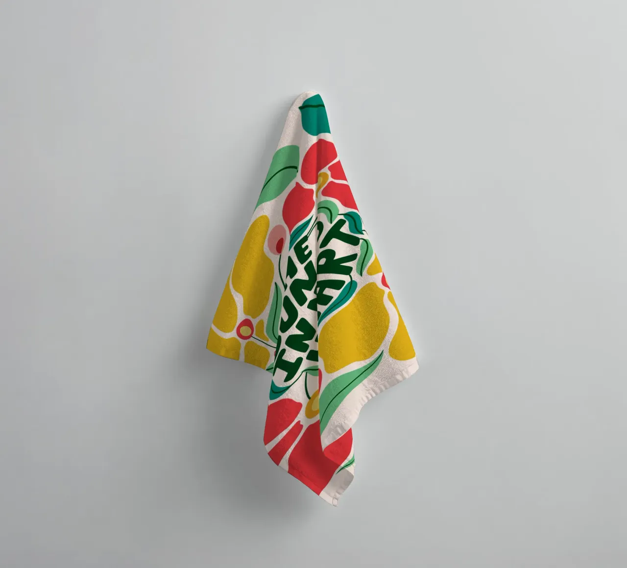 Il sole è nel mio cuore asciugamano da bagno da easternspringco