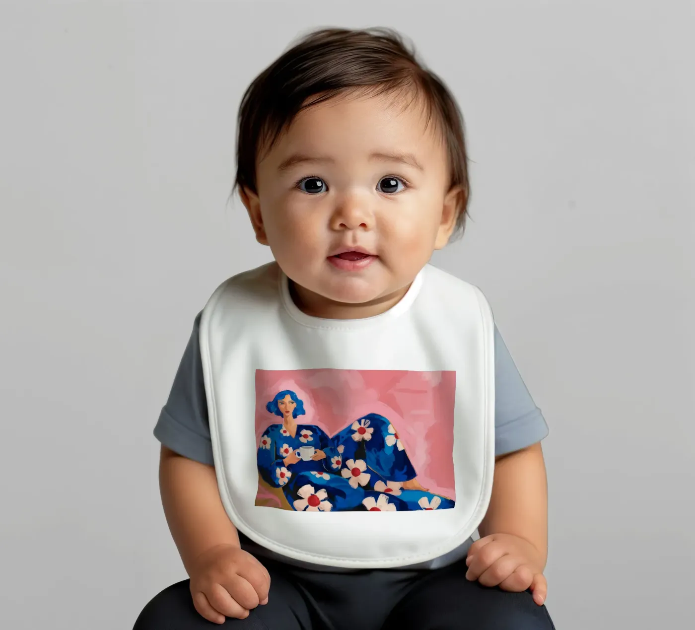 Riverbero floreale bavaglino da Prism Palette