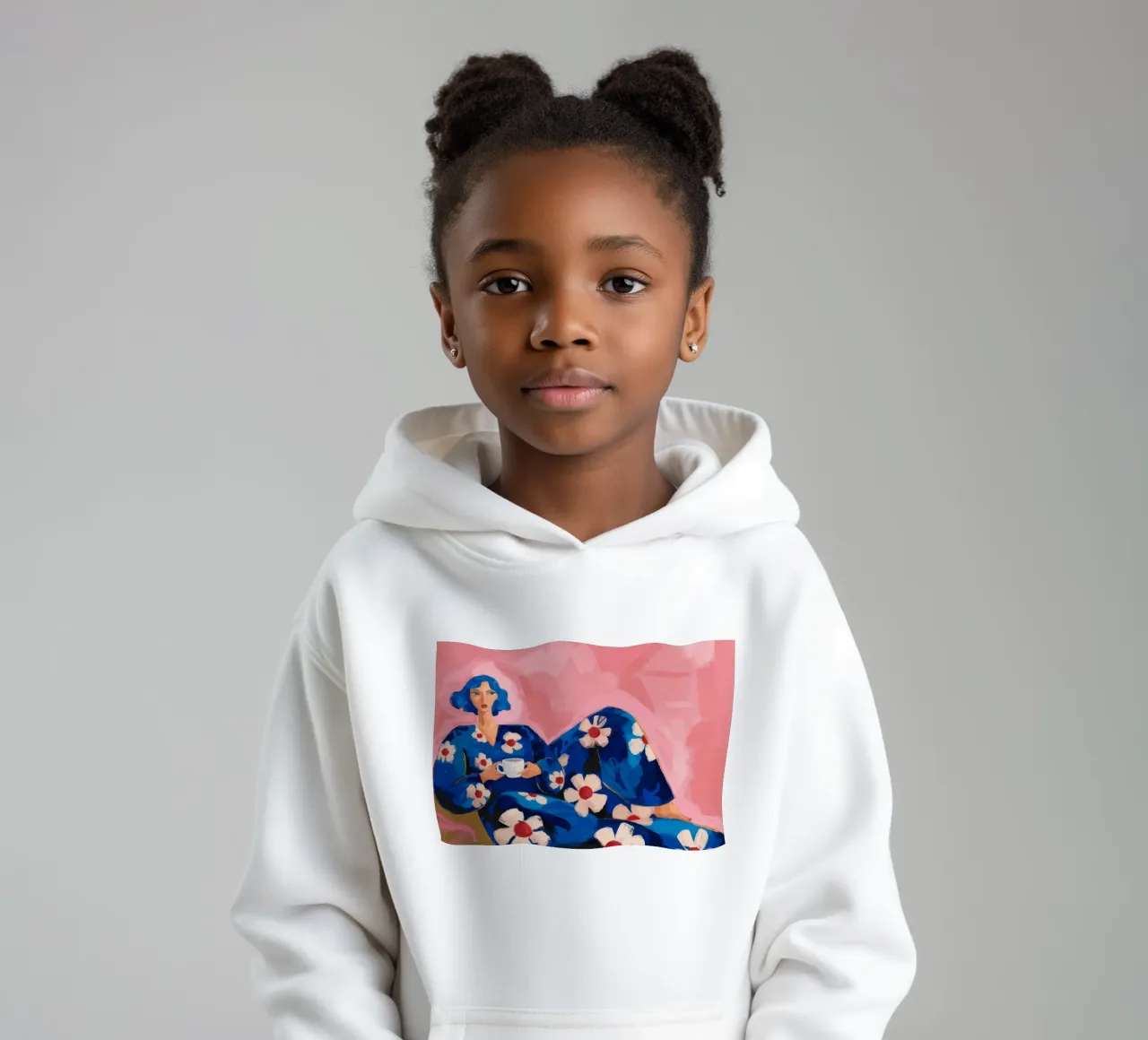 Floral Reverie kids hoodie by Prism Palette