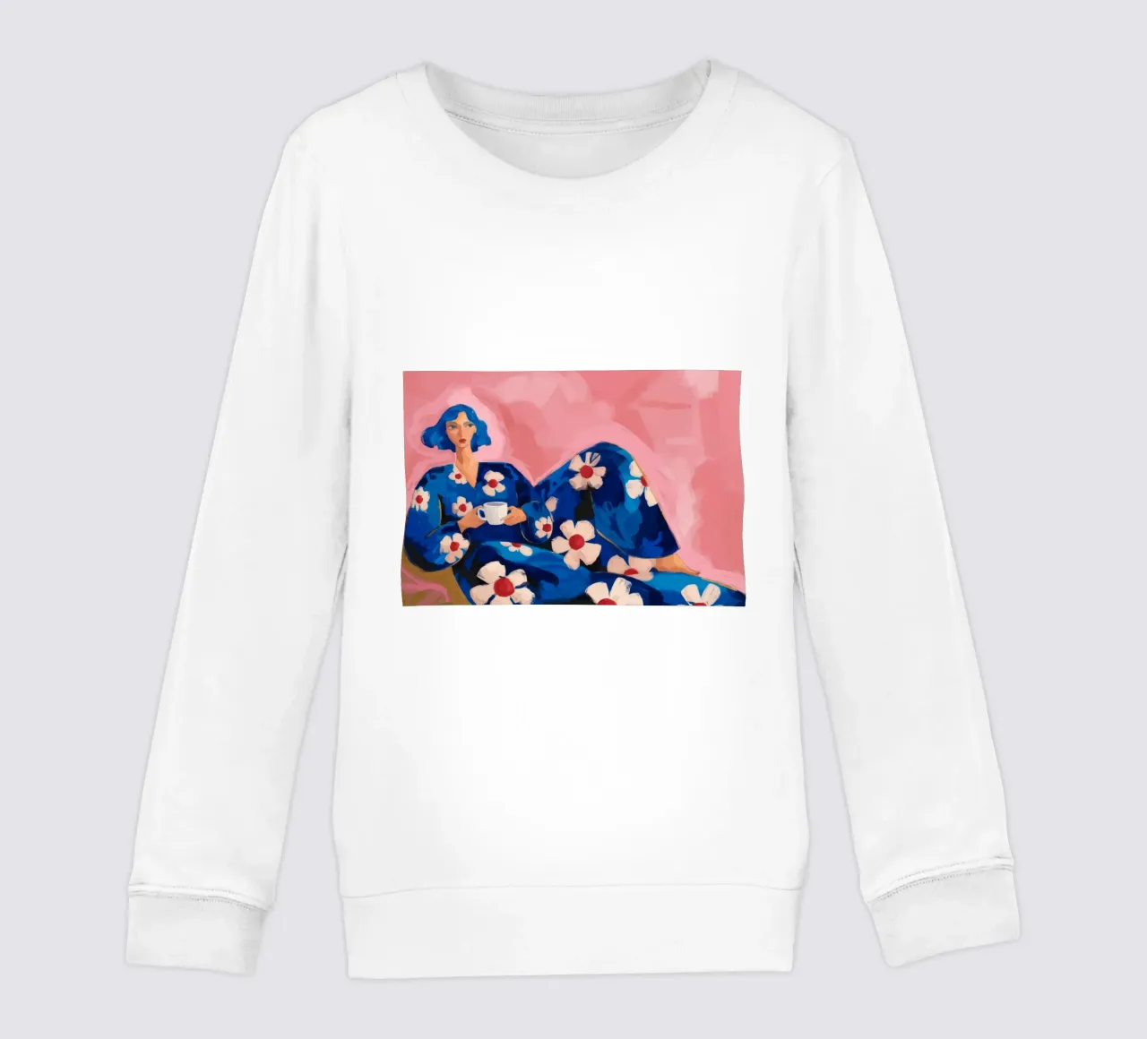 Floral Reverie kids sweatshirt by Prism Palette