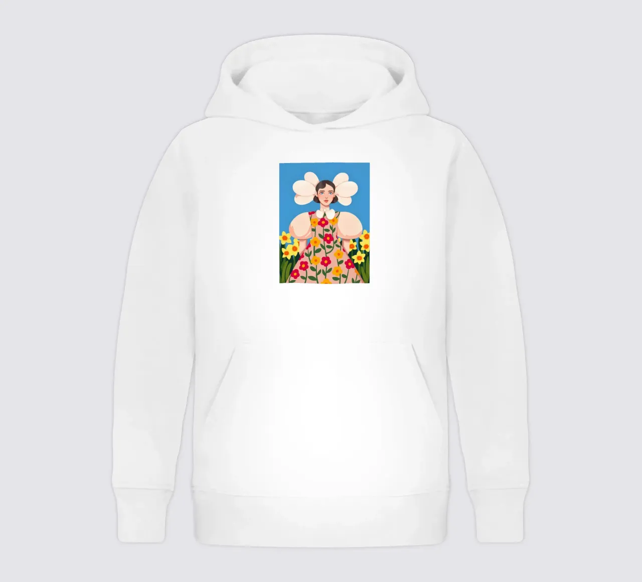 Blooming Elegance kids hoodie by Prism Palette