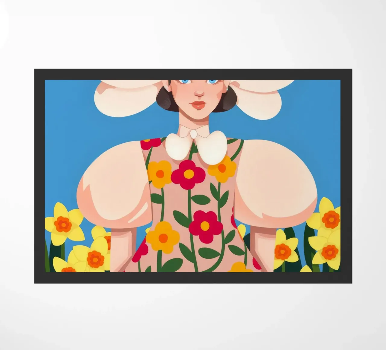 Blooming Elegance doormat by Prism Palette