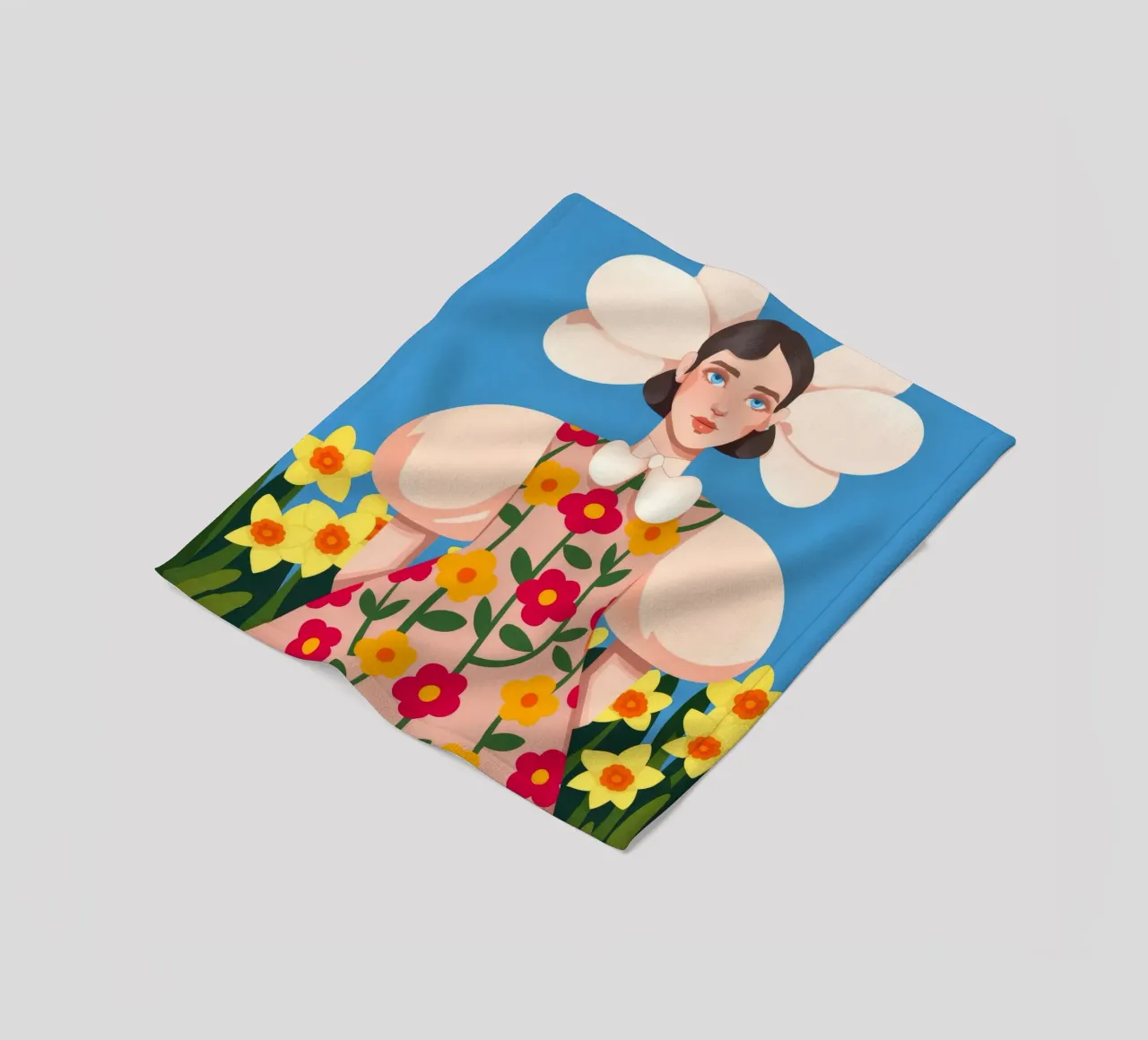Eleganza in fiore coperta in pile da Prism Palette