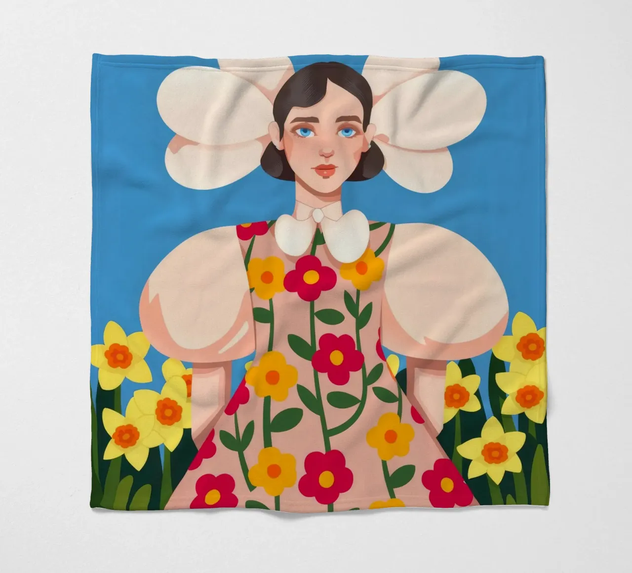 Eleganza in fiore coperta in pile da Prism Palette