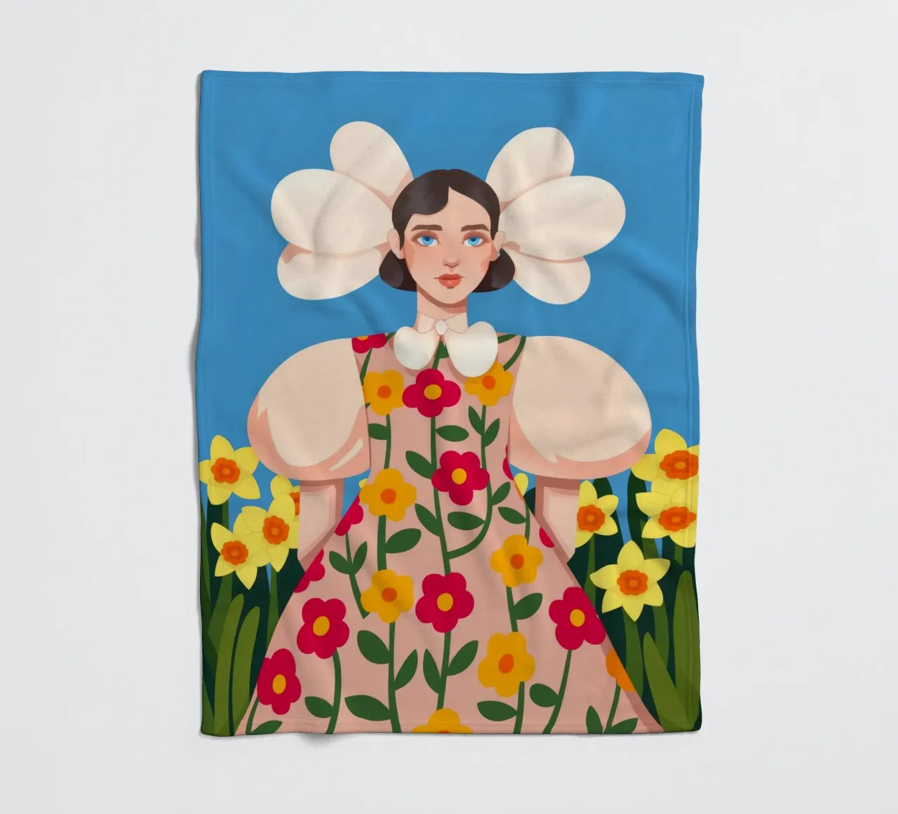 Eleganza in fiore coperta in pile da Prism Palette