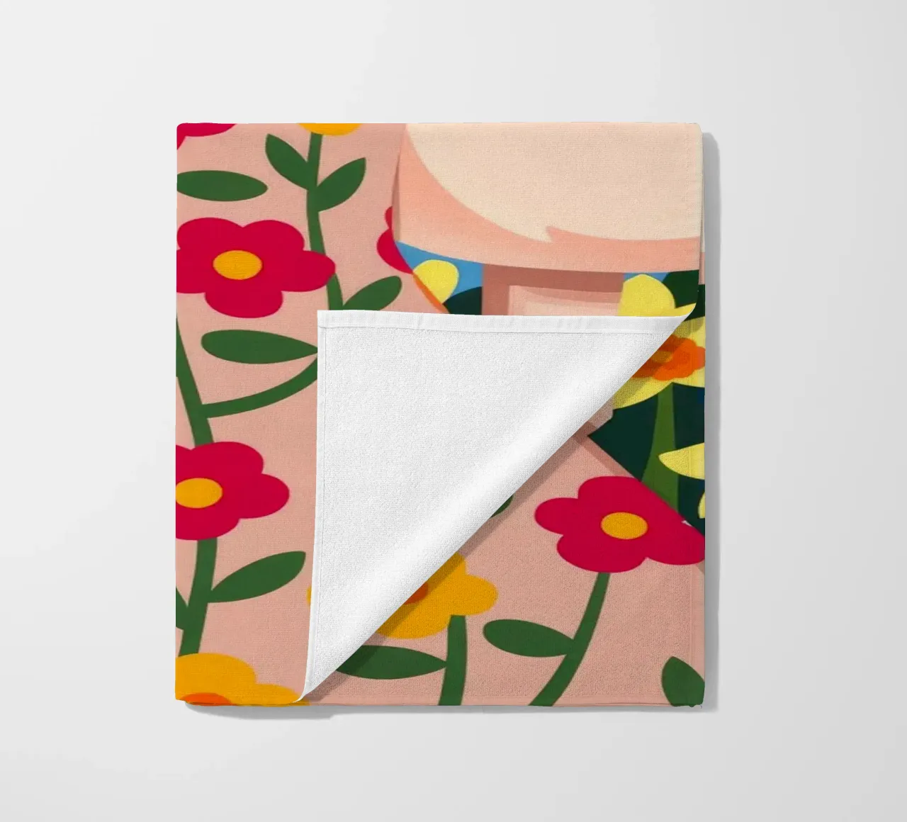 Eleganza in fiore telo mare da Prism Palette