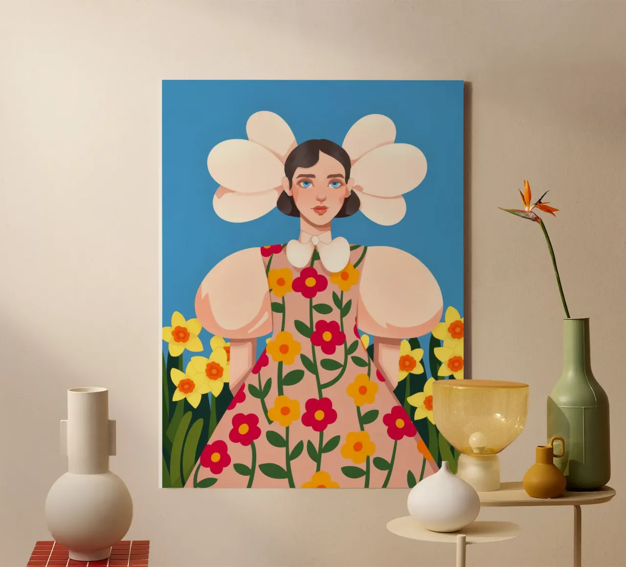 Blooming Elegance canvas by Prism Palette
