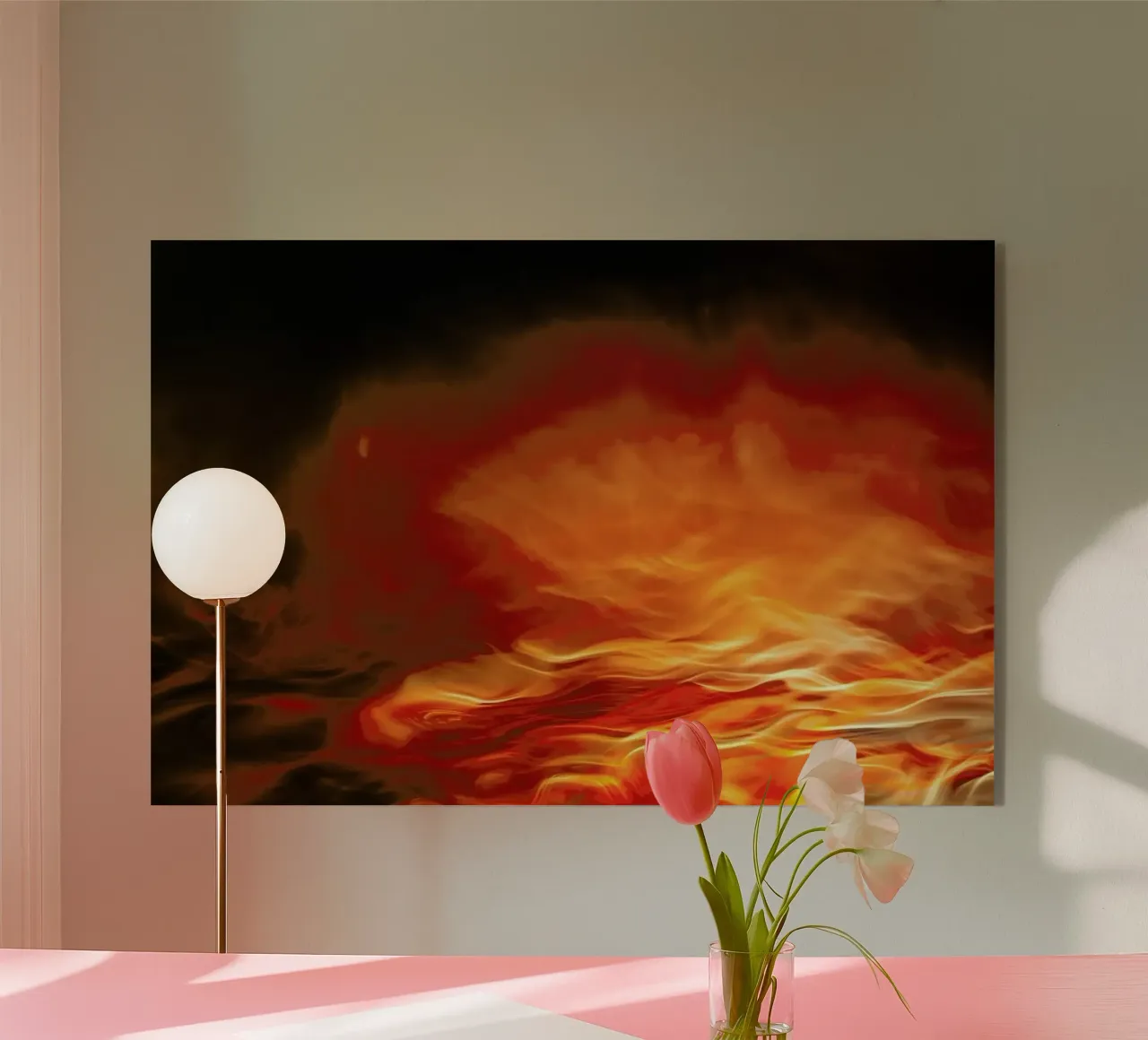 Burning Water plexiglass da Pictufy