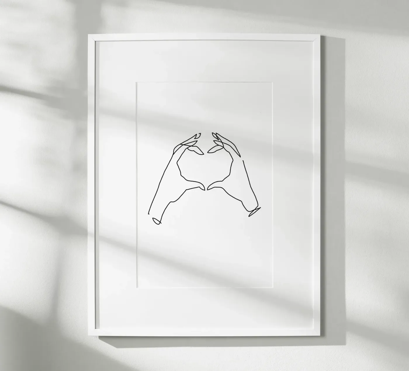 Oneline Heart poster da KRUTH DESIGN