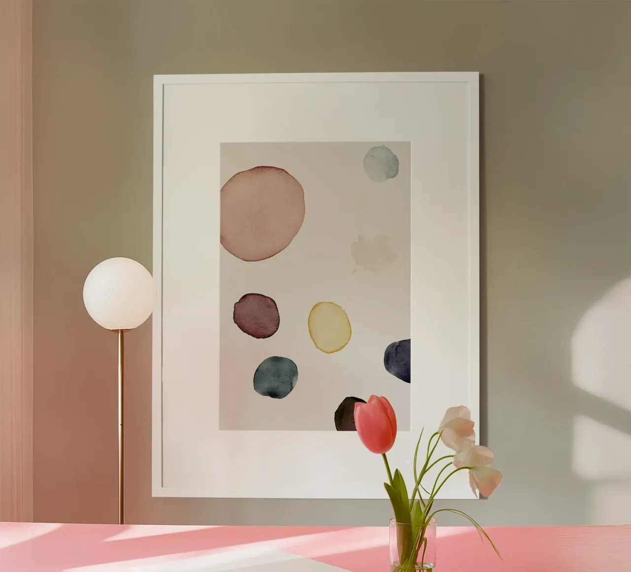 Peace poster con telaio in legno da STUDIO LEEMO