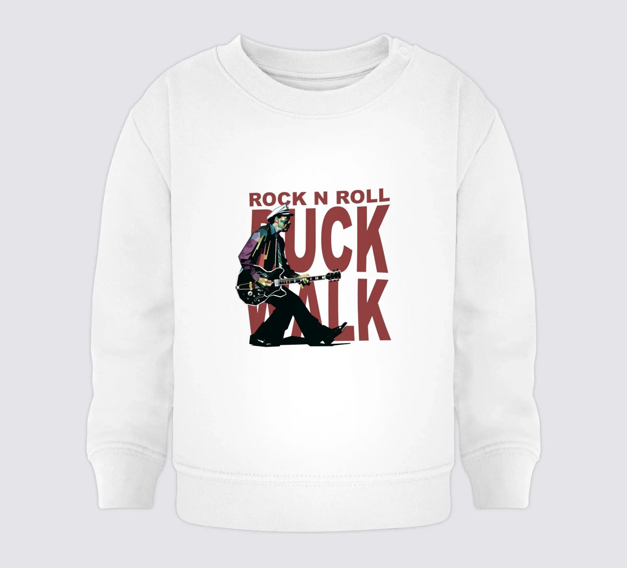 Chuck Berry Duck Walk felpa neonato da Alkahfsmart
