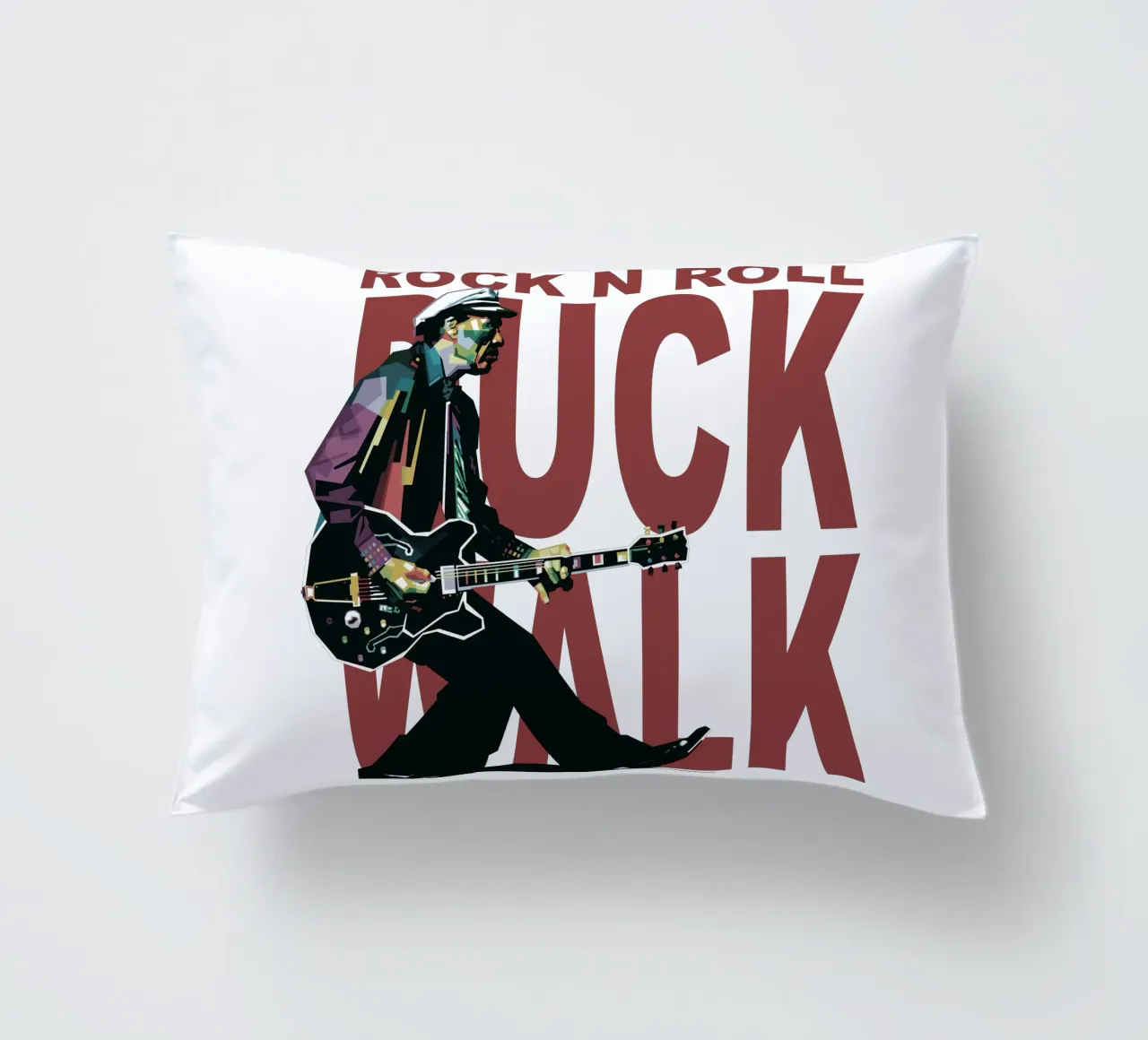 Chuck Berry Duck Walk cuscino da Alkahfsmart