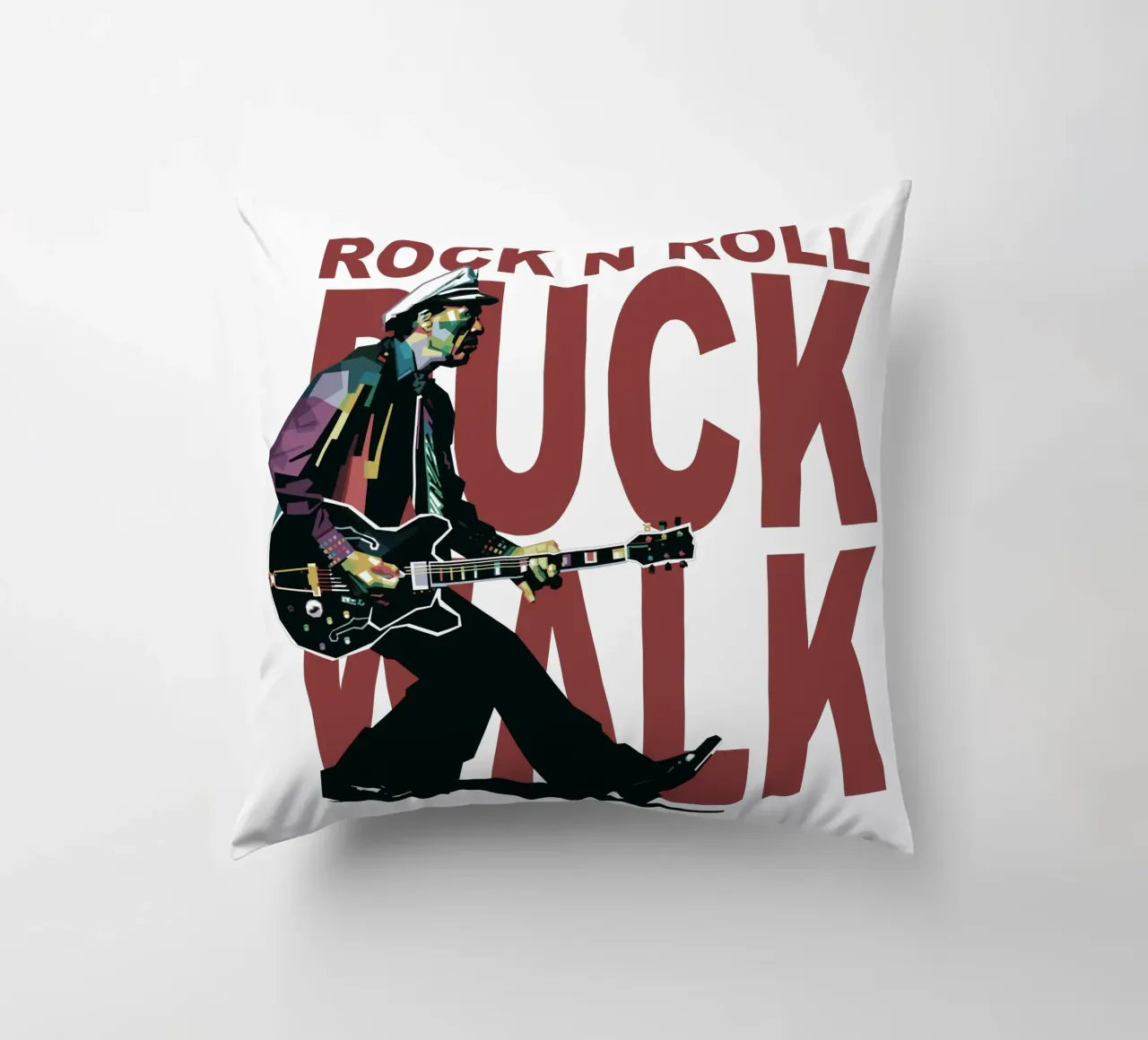 Chuck Berry Duck Walk cuscino da Alkahfsmart