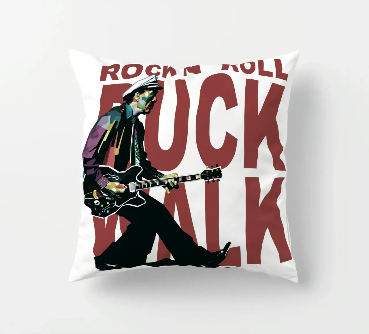 Chuck Berry Duck Walk cuscino da Alkahfsmart