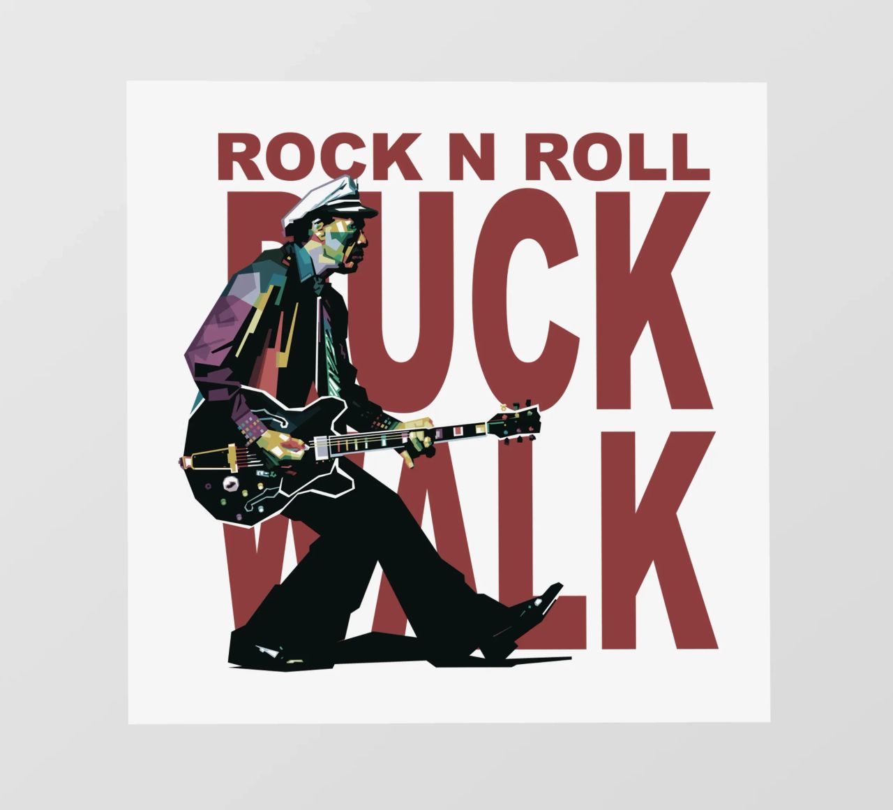 Chuck Berry Duck Walk pellicola backlit da Alkahfsmart