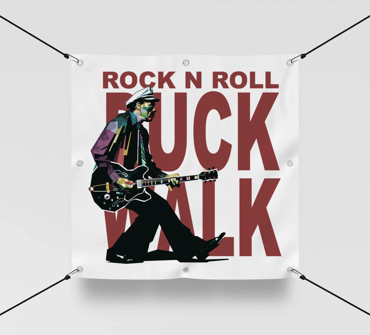 Chuck Berry Duck Walk telo in pvc da Alkahfsmart
