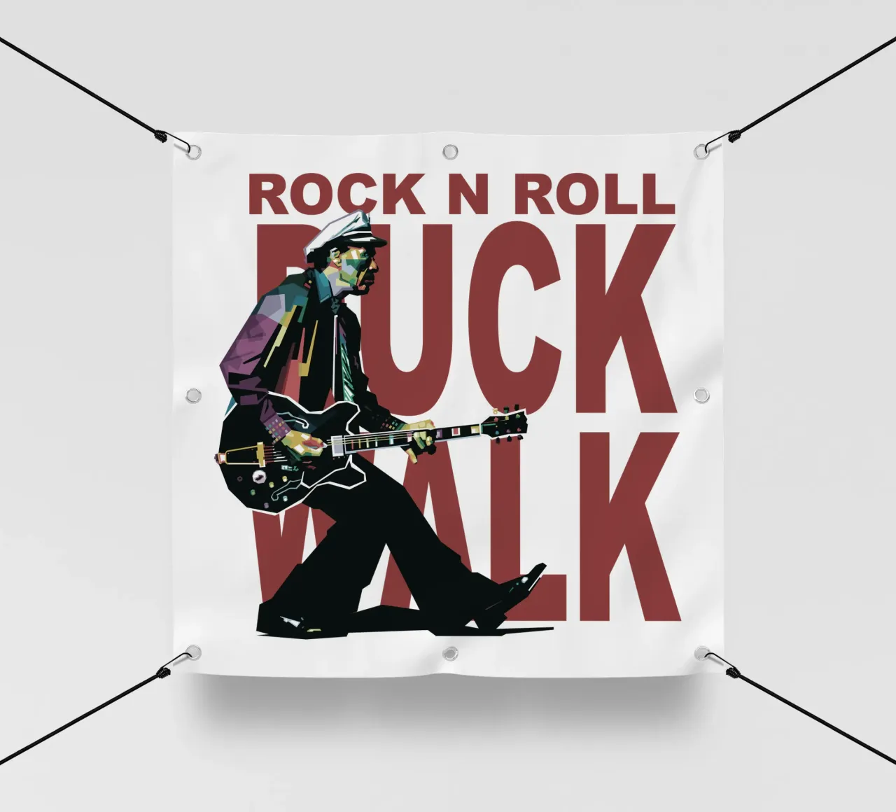 Chuck Berry Duck Walk pvc cover by Alkahfsmart