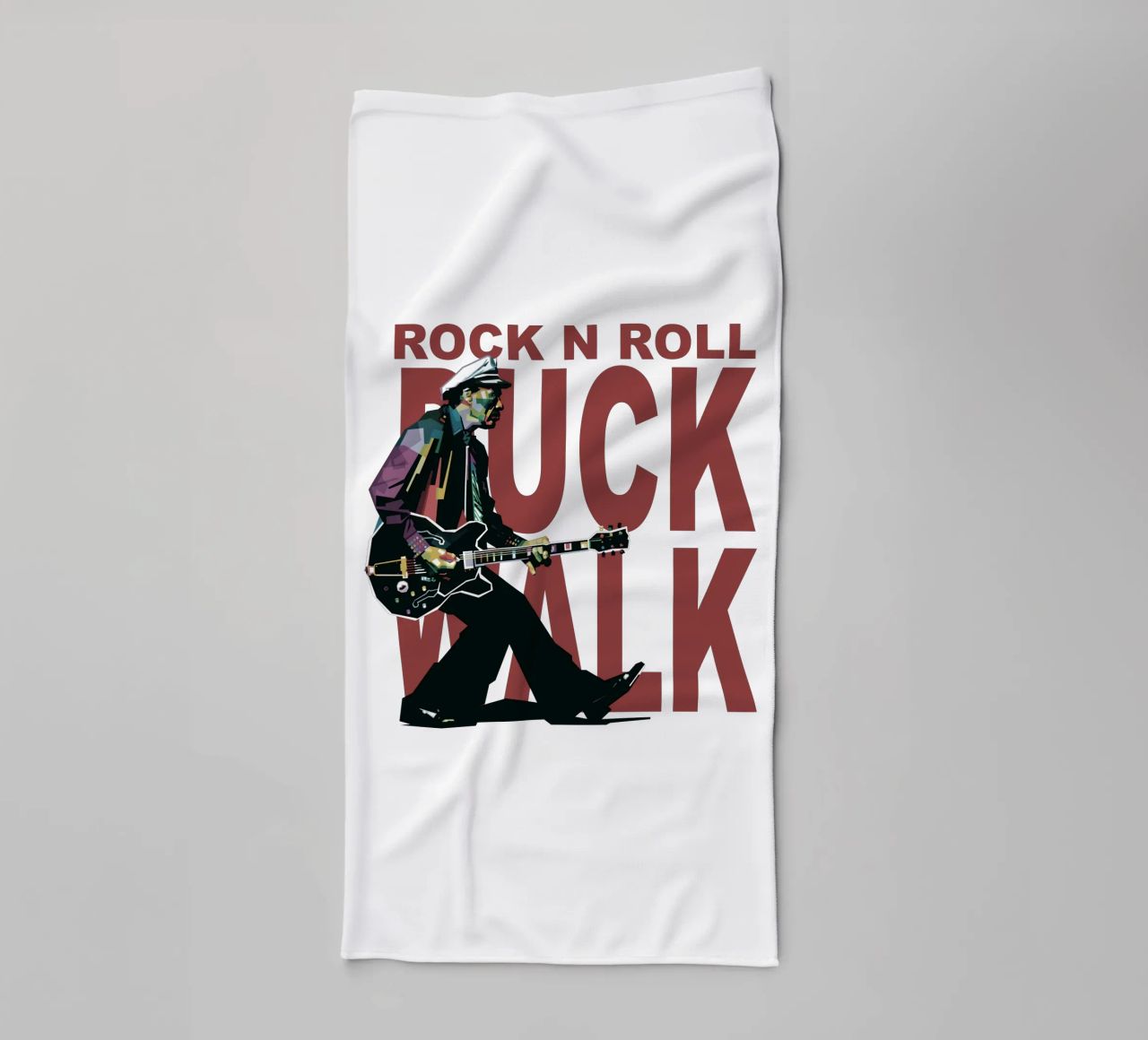 Chuck Berry Duck Walk Handtuch von Alkahfsmart