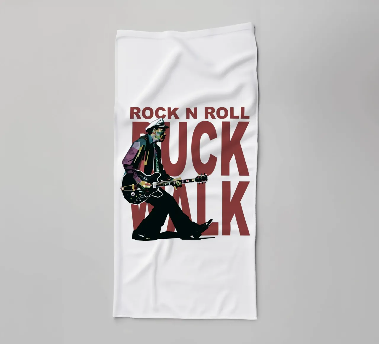 Chuck Berry Duck Walk asciugamano da bagno da Alkahfsmart