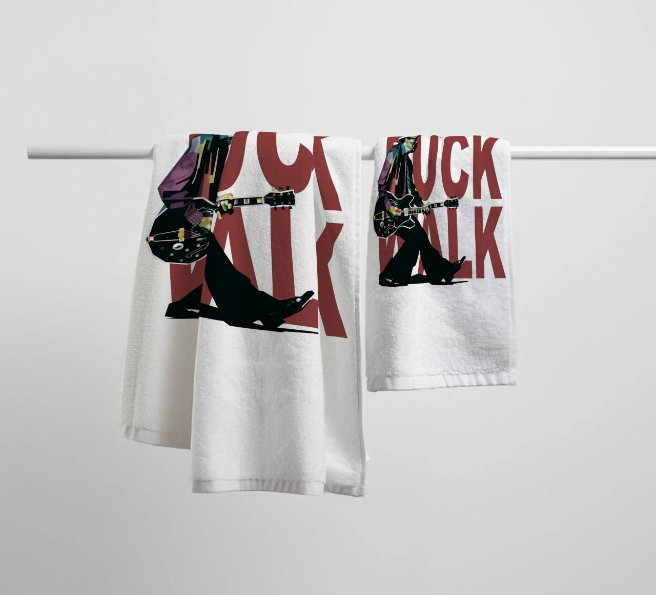Chuck Berry Duck Walk Handtuch von Alkahfsmart