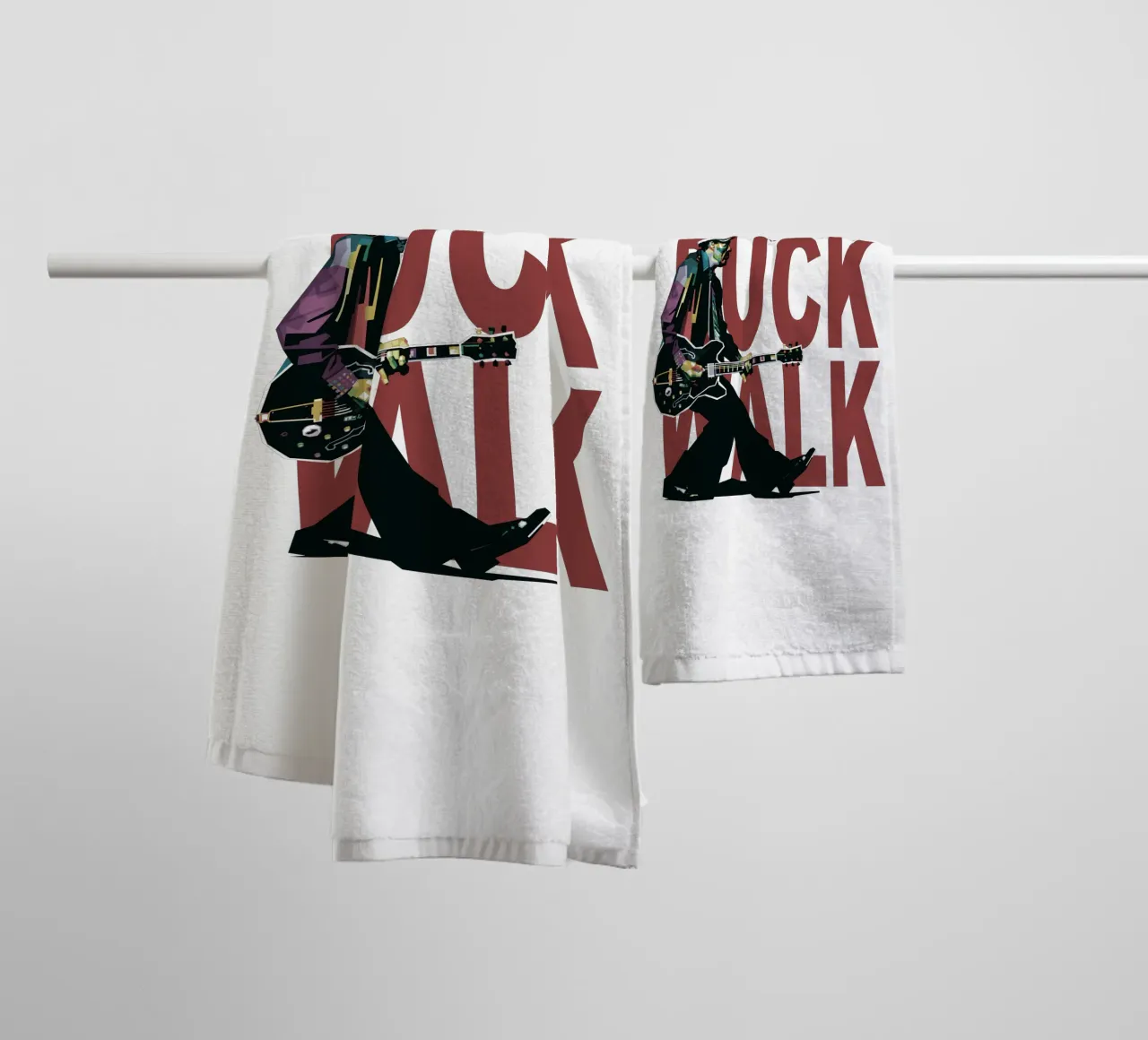 Chuck Berry Duck Walk asciugamano da bagno da Alkahfsmart