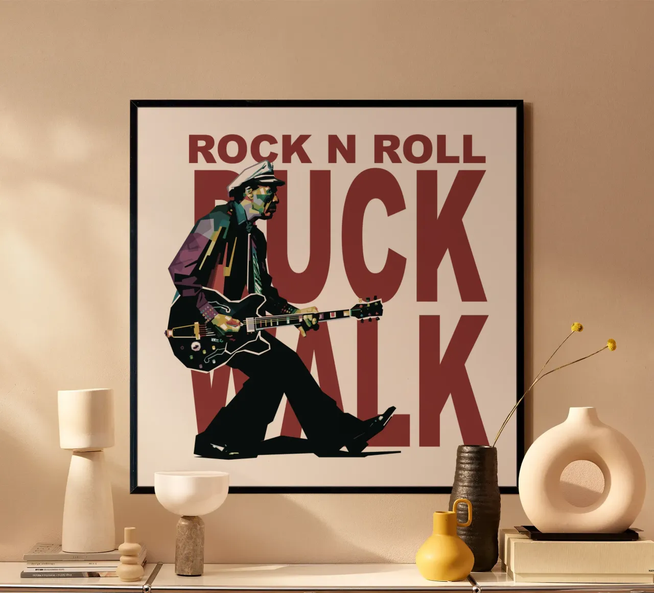 Chuck Berry Duck Walk carta hahnemühle da Alkahfsmart