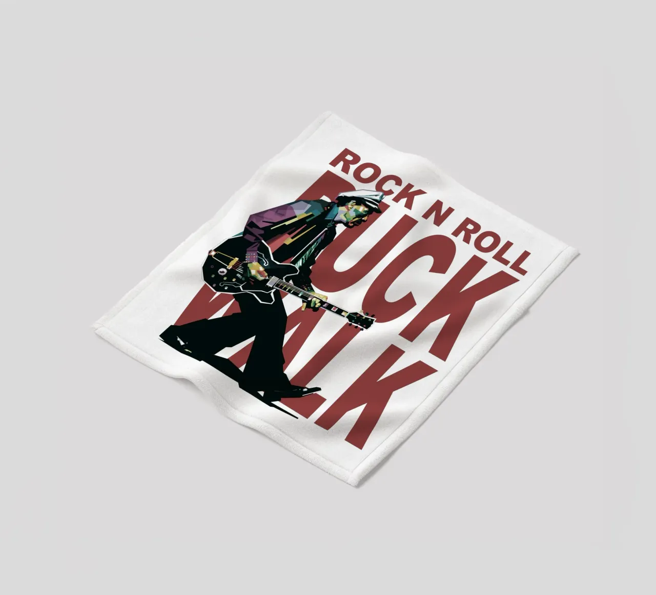 Chuck Berry Duck Walk coperta in pile da Alkahfsmart