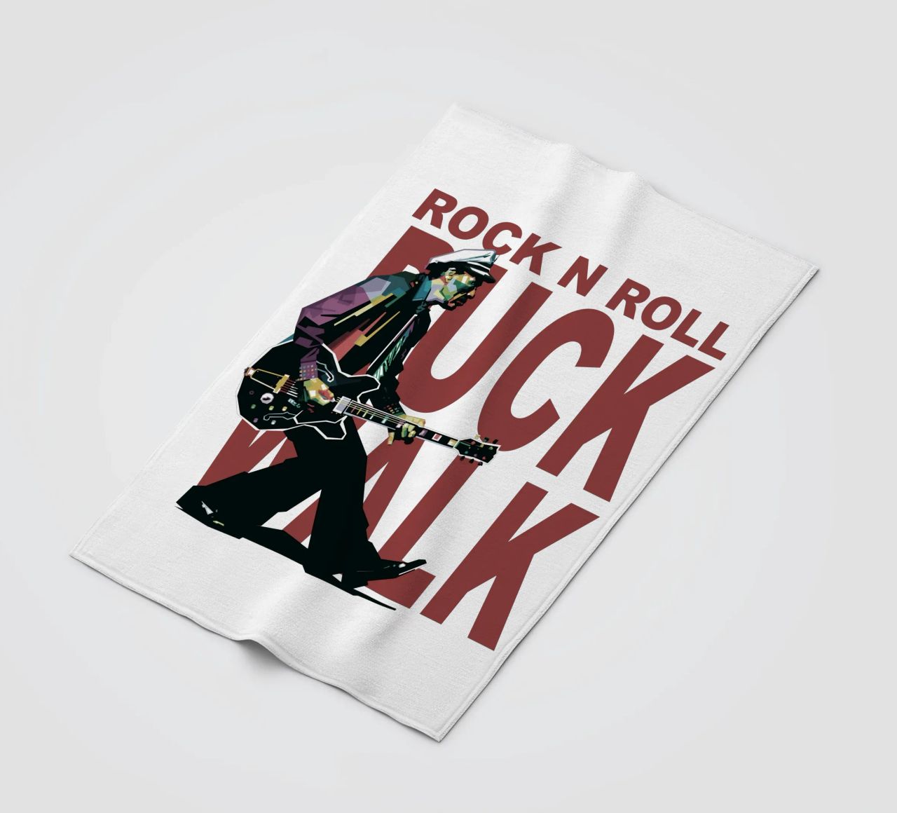 Chuck Berry Duck Walk Fleecedecke von Alkahfsmart
