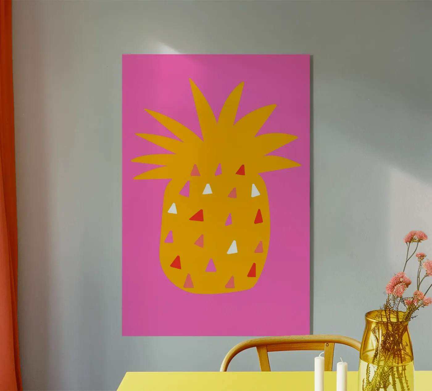 Ananas, beatitudine plexiglass da Mariery Young