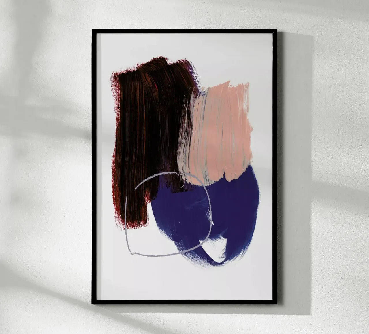 Abstract Brush Strokes 10X carta hahnemühle da Mareike Böhmer