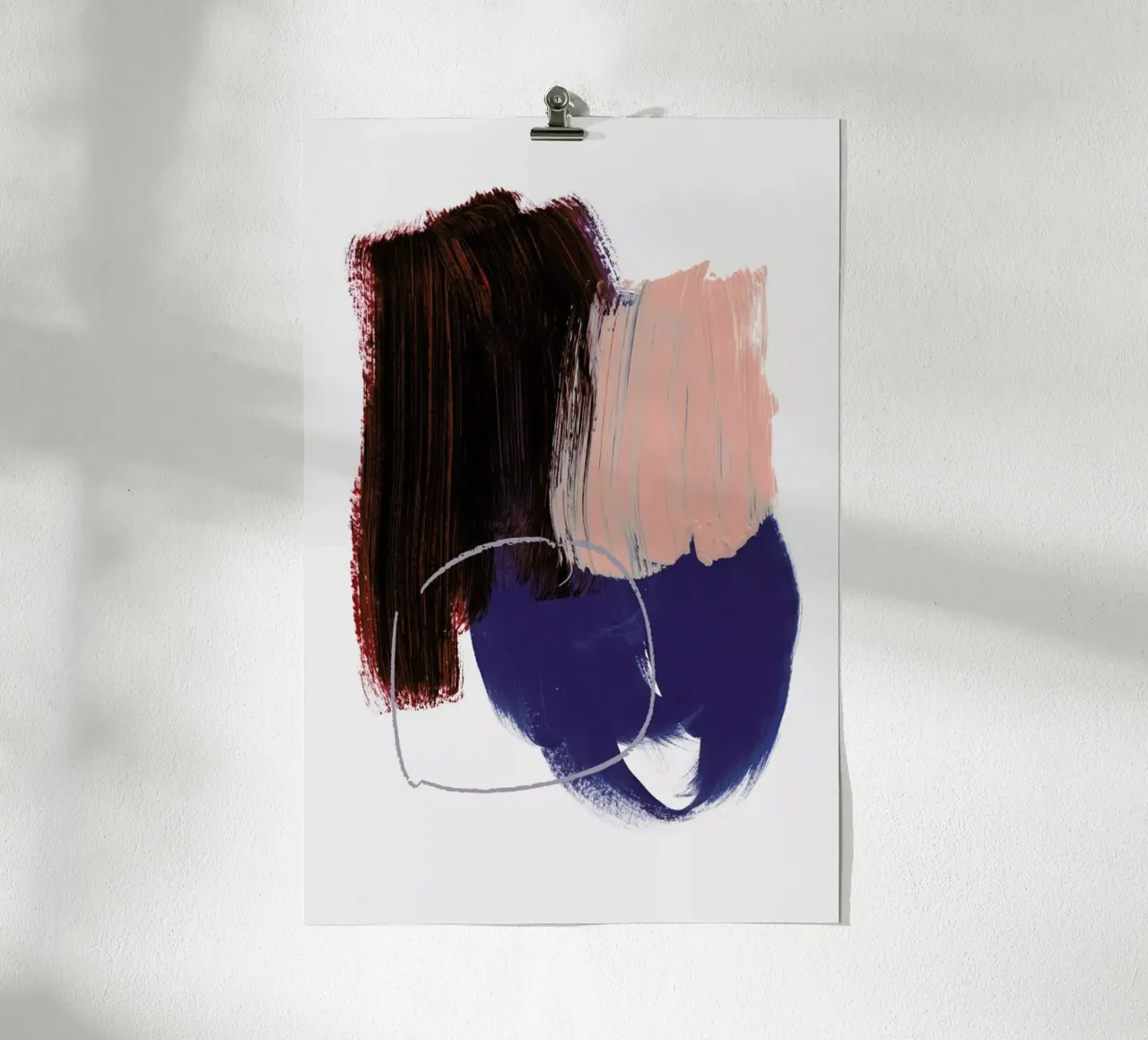 Abstract Brush Strokes 10X carta hahnemühle da Mareike Böhmer