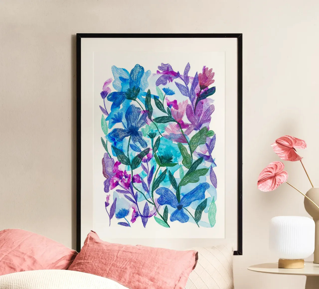Blumiger Sommertraum Poster von Pictufy Sun & Spirit