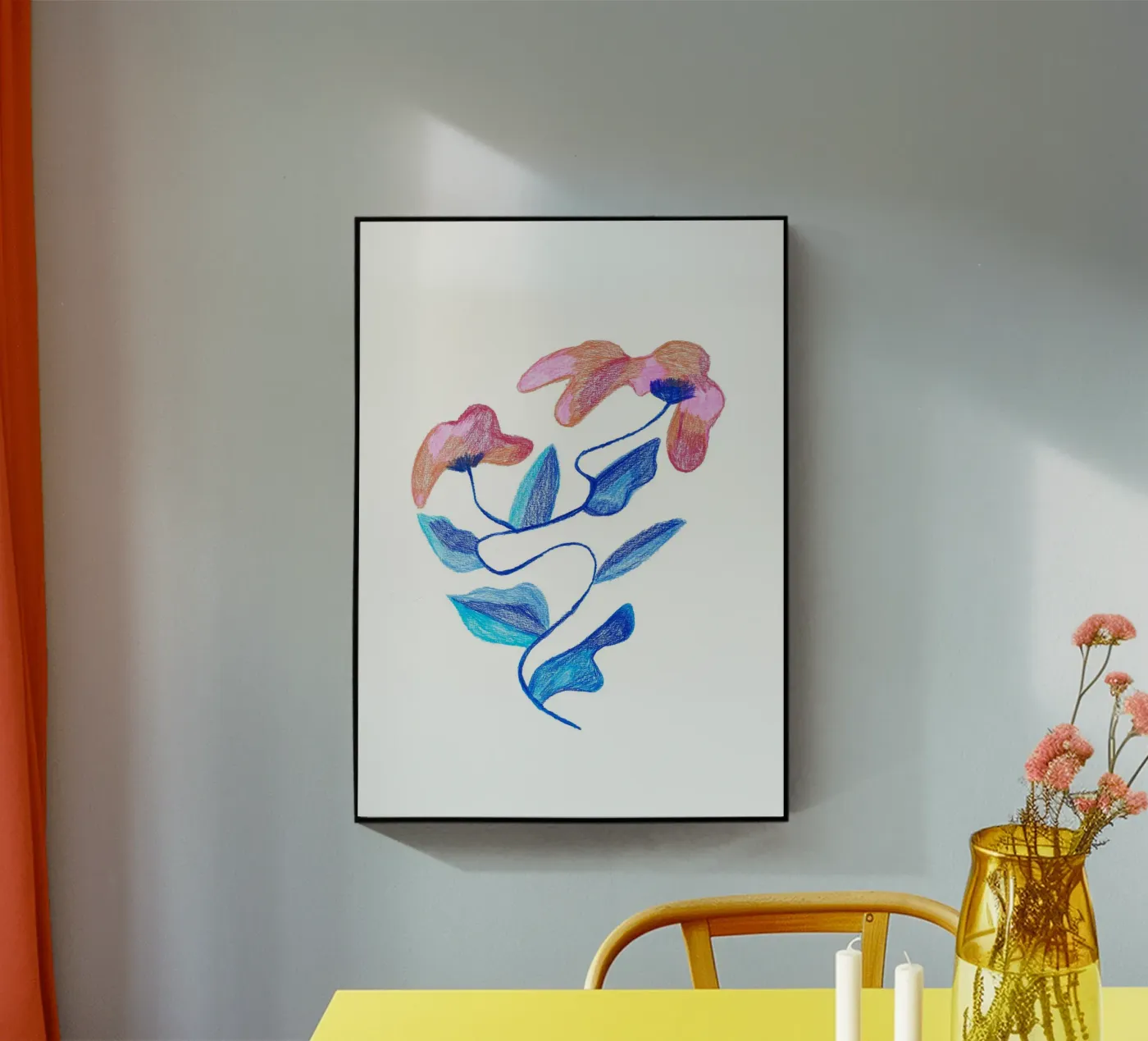 Fiore astratto plexiglass da Pictufy Sun & Spirit
