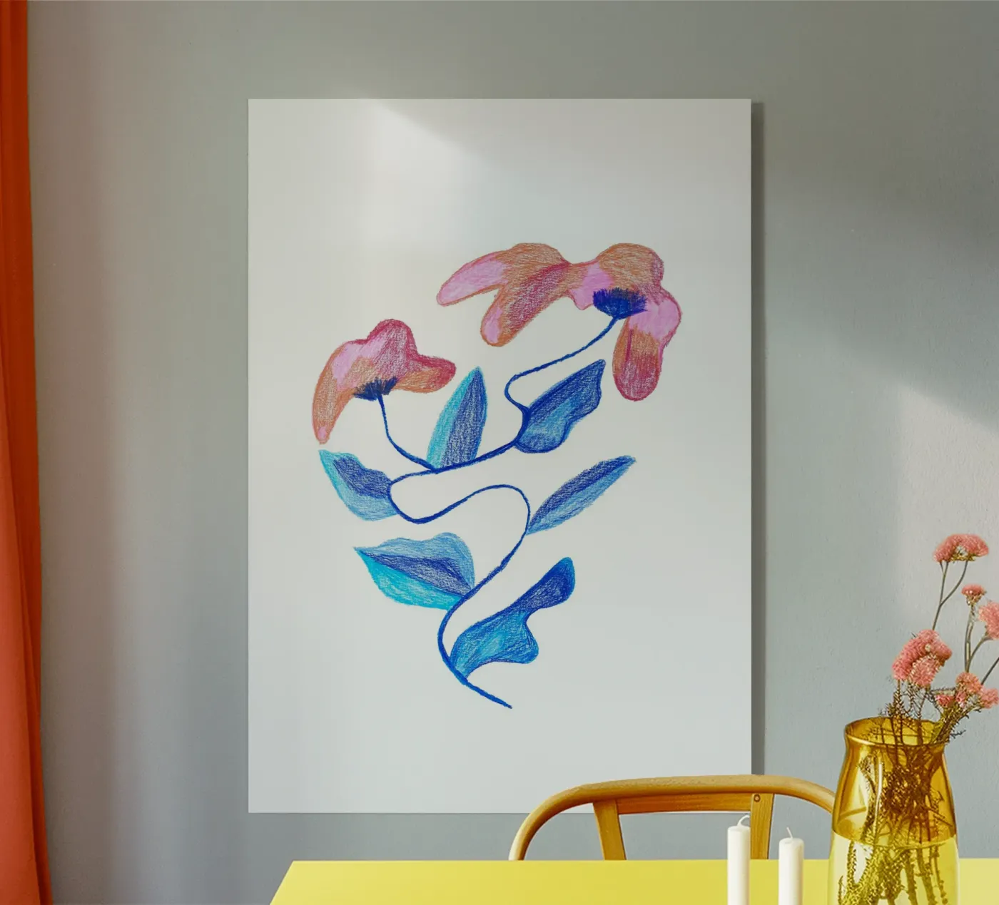 Fiore astratto plexiglass da Pictufy Sun & Spirit