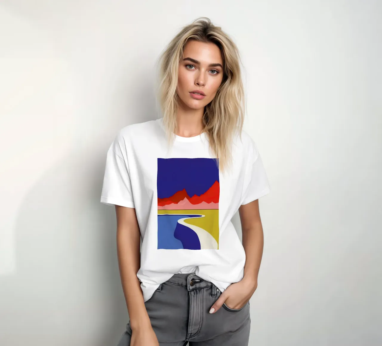 Red Hills Desert Pool t-shirt da Rosi Feist