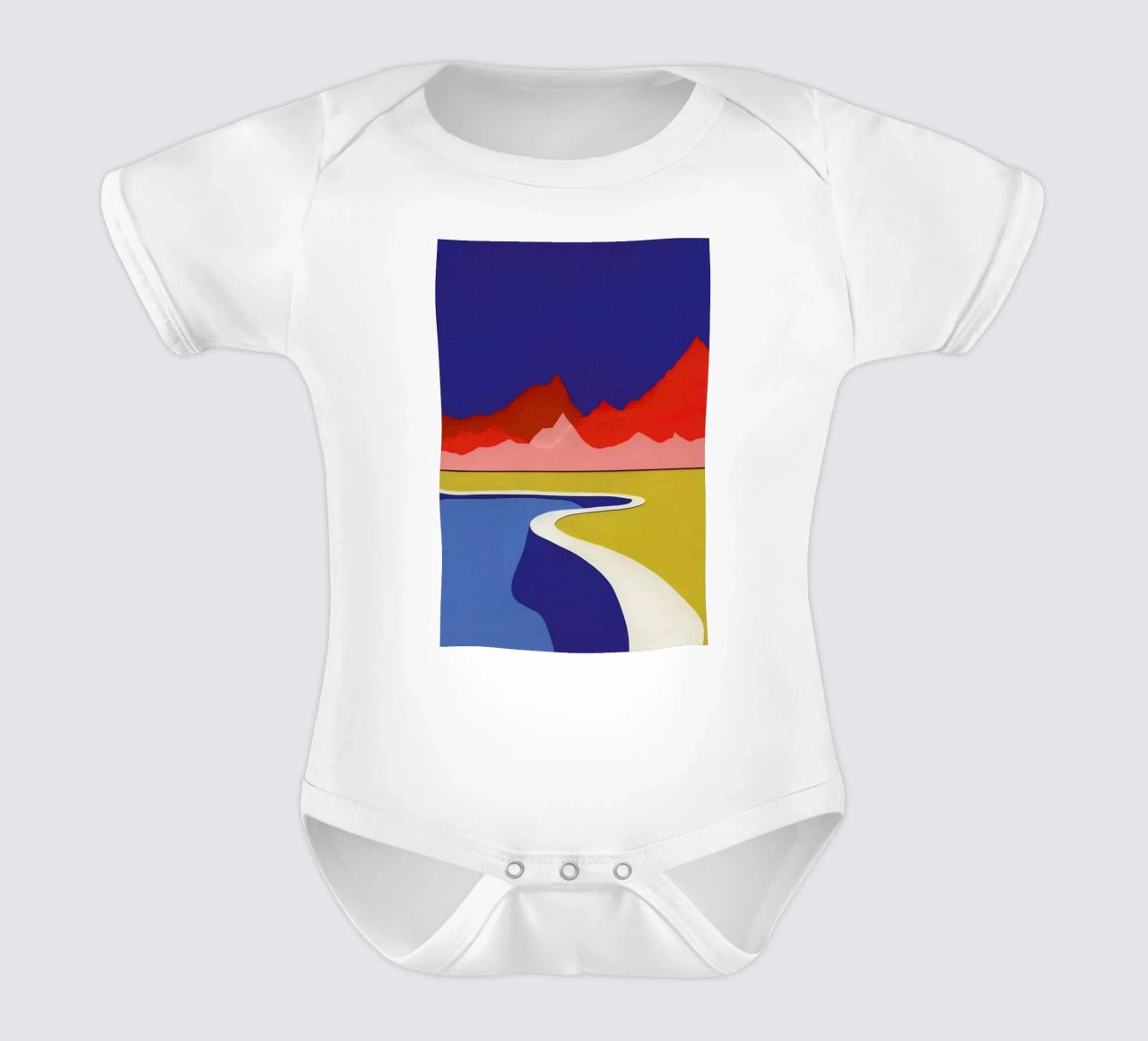 Red Hills Desert Pool Kurzarm Babybody von Rosi Feist