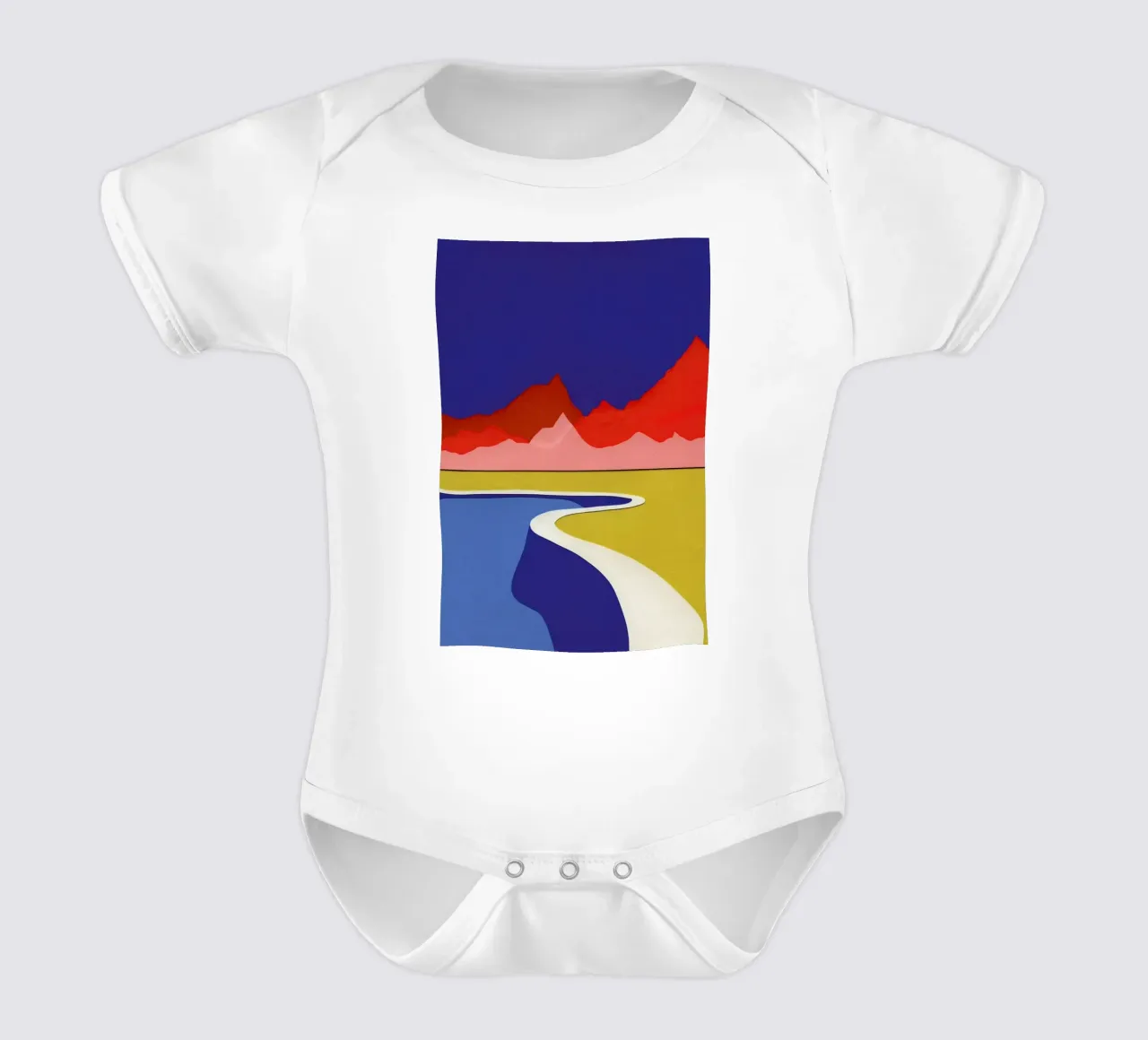 Red Hills Desert Pool body neonato maniche corte da Rosi Feist