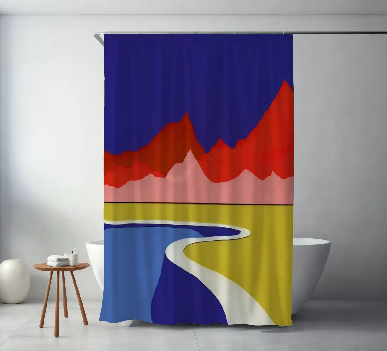 Red Hills Desert Pool tenda da doccia da Rosi Feist