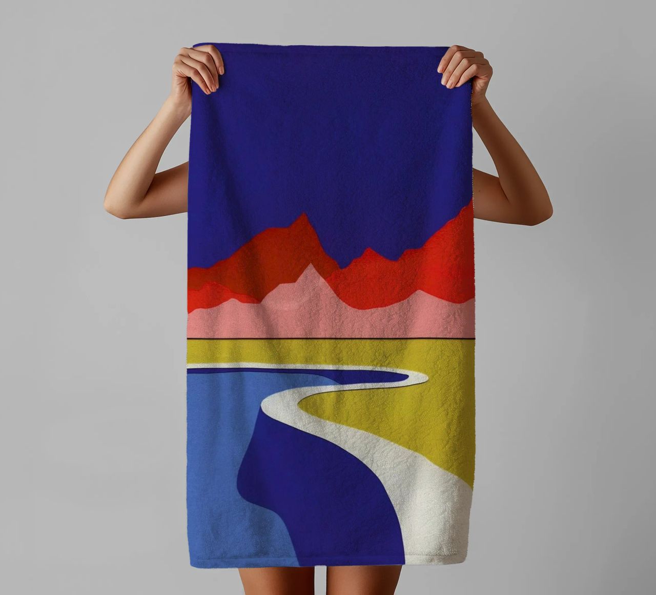 Red Hills Desert Pool Handtuch von Rosi Feist