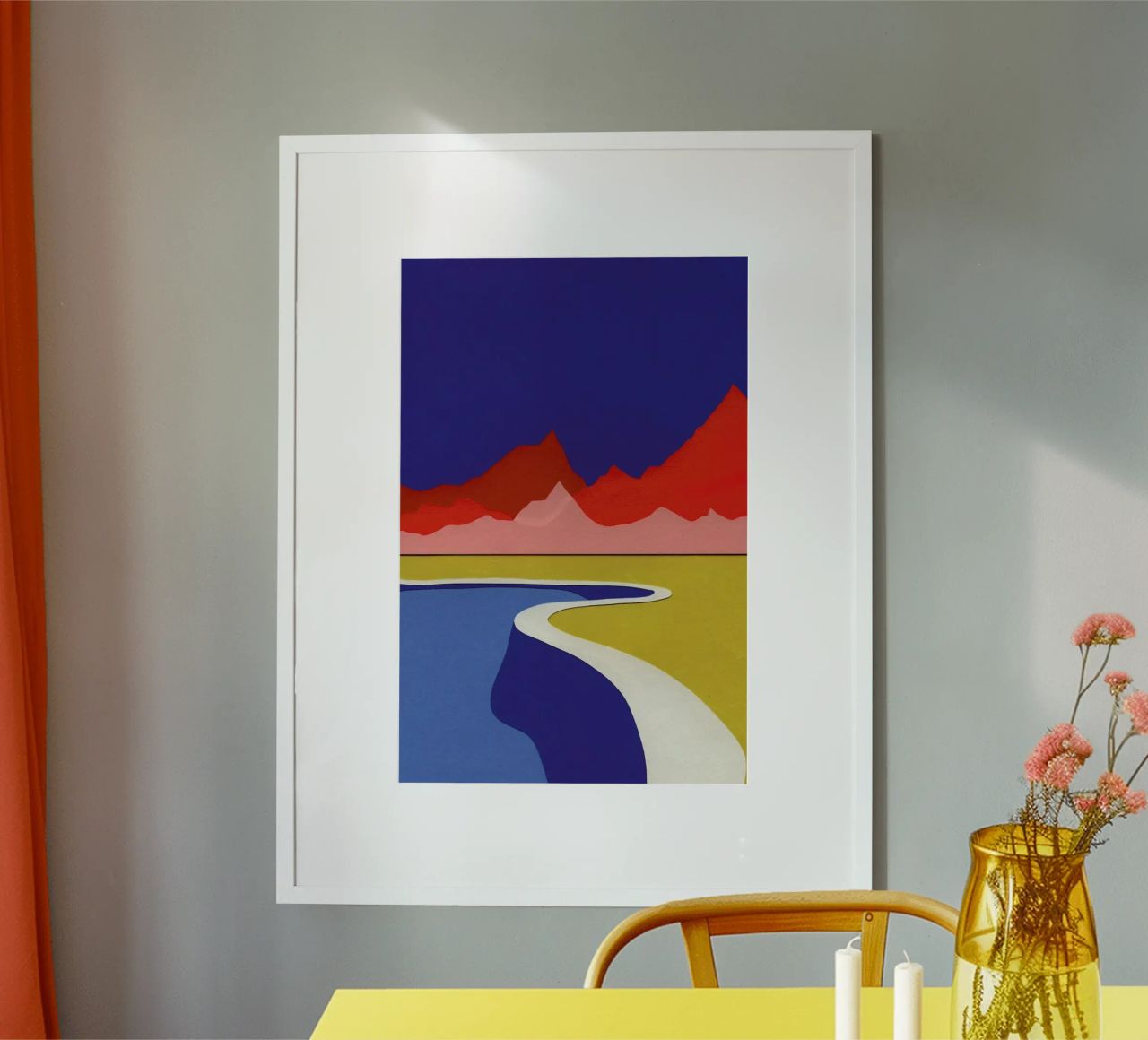 Red Hills Desert Pool Poster von Rosi Feist