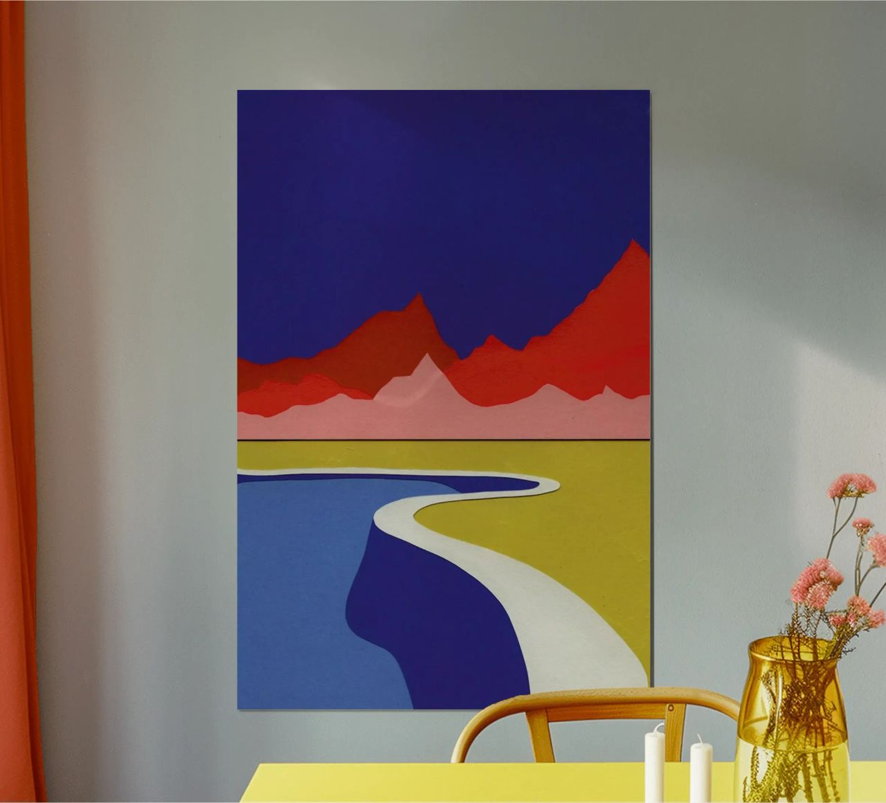Red Hills Desert Pool Poster von Rosi Feist