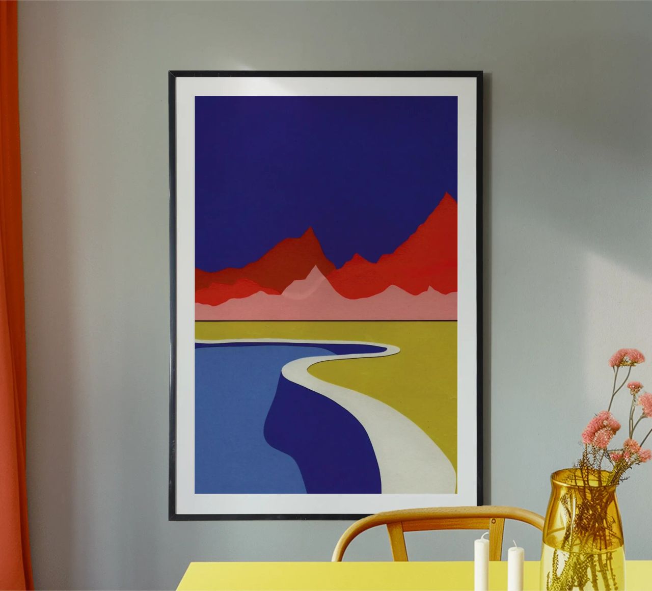 Red Hills Desert Pool Poster von Rosi Feist