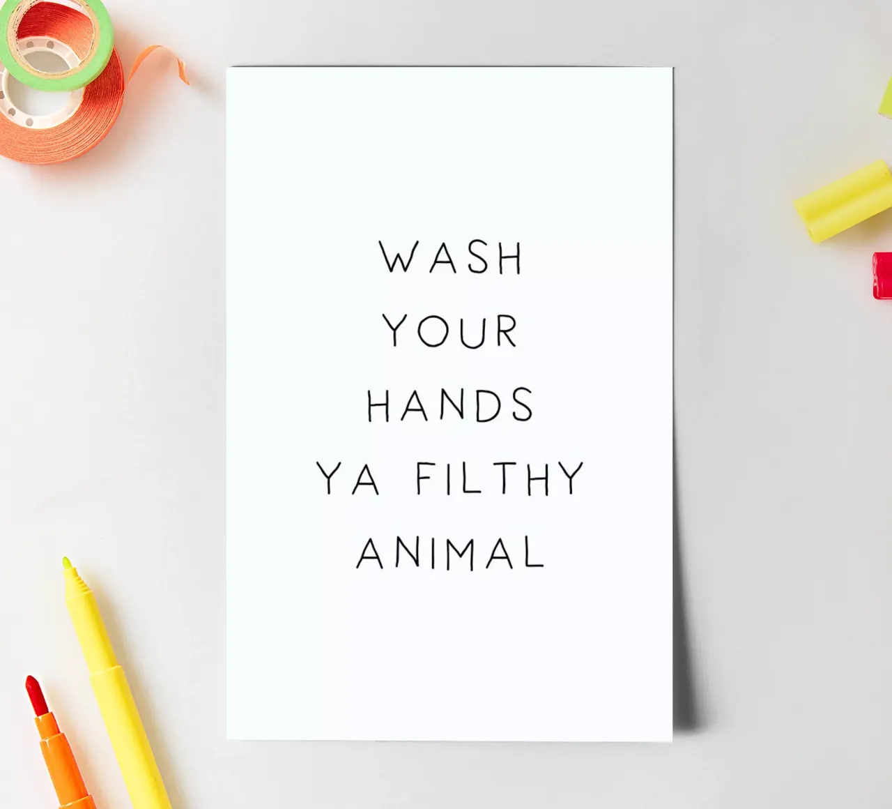 Filthy sticker sheet by Mottos by Sinan Saydik